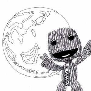 Little big planet coloring pages printable for free download