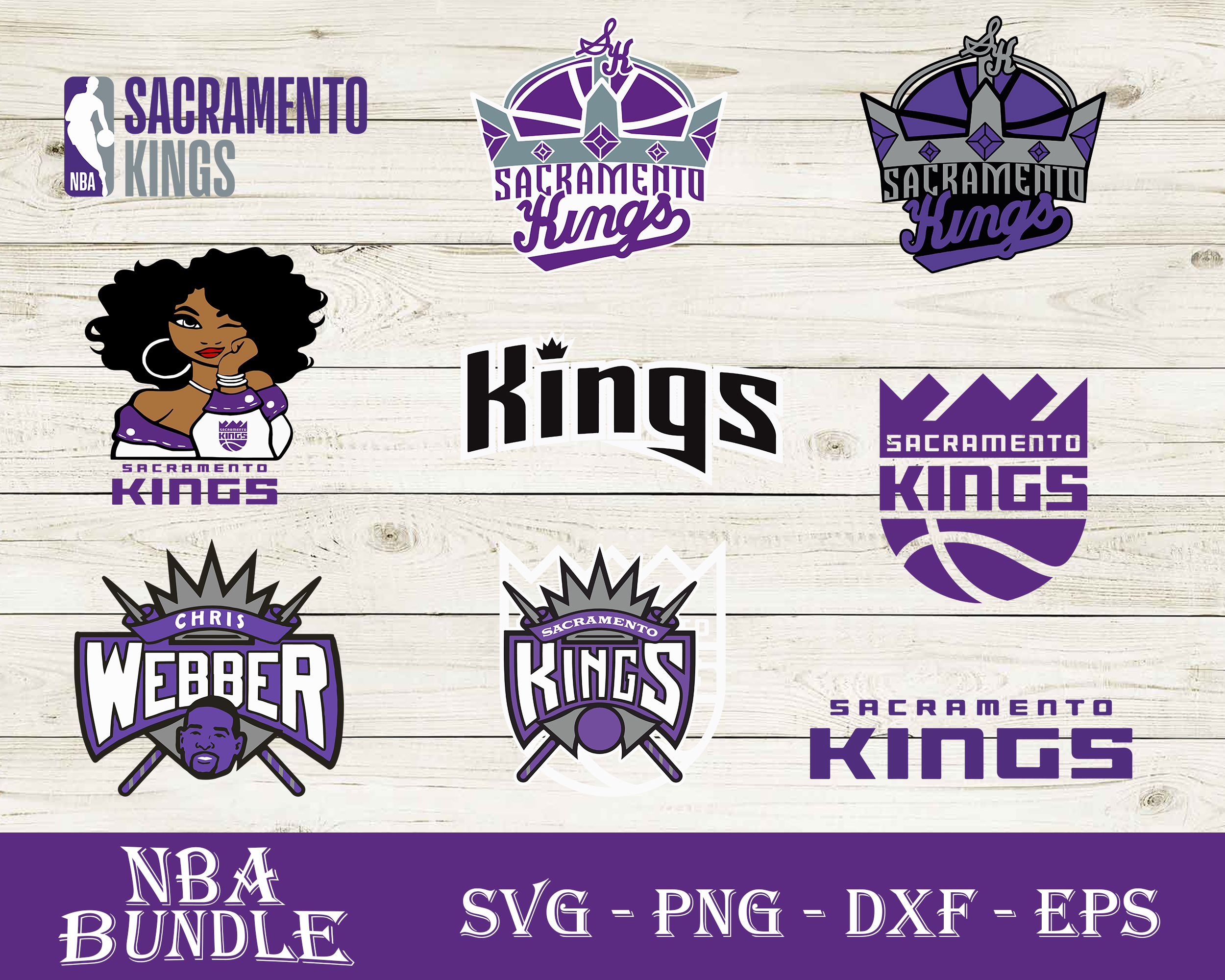 Sacramento kings bundle svg sacramento kings svg nba bundl