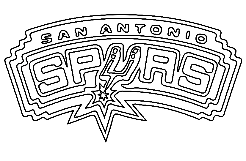Boston celtics logo coloring page