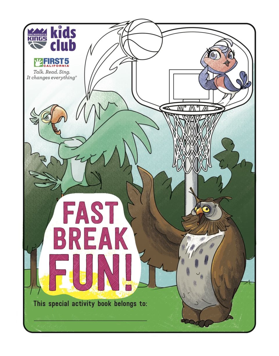Coloring and activity book first california
