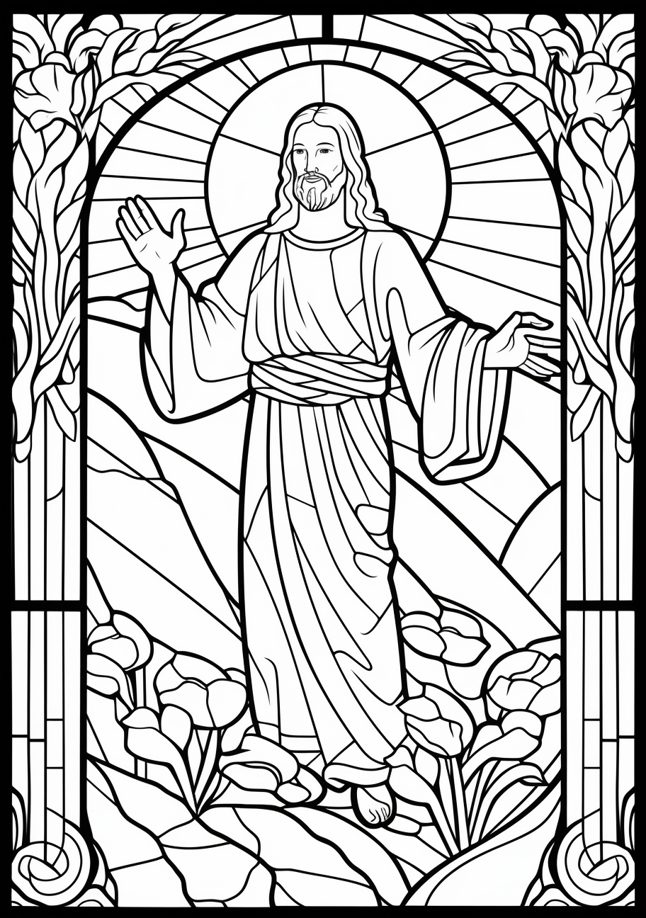 Biblical easter coloring s coloring