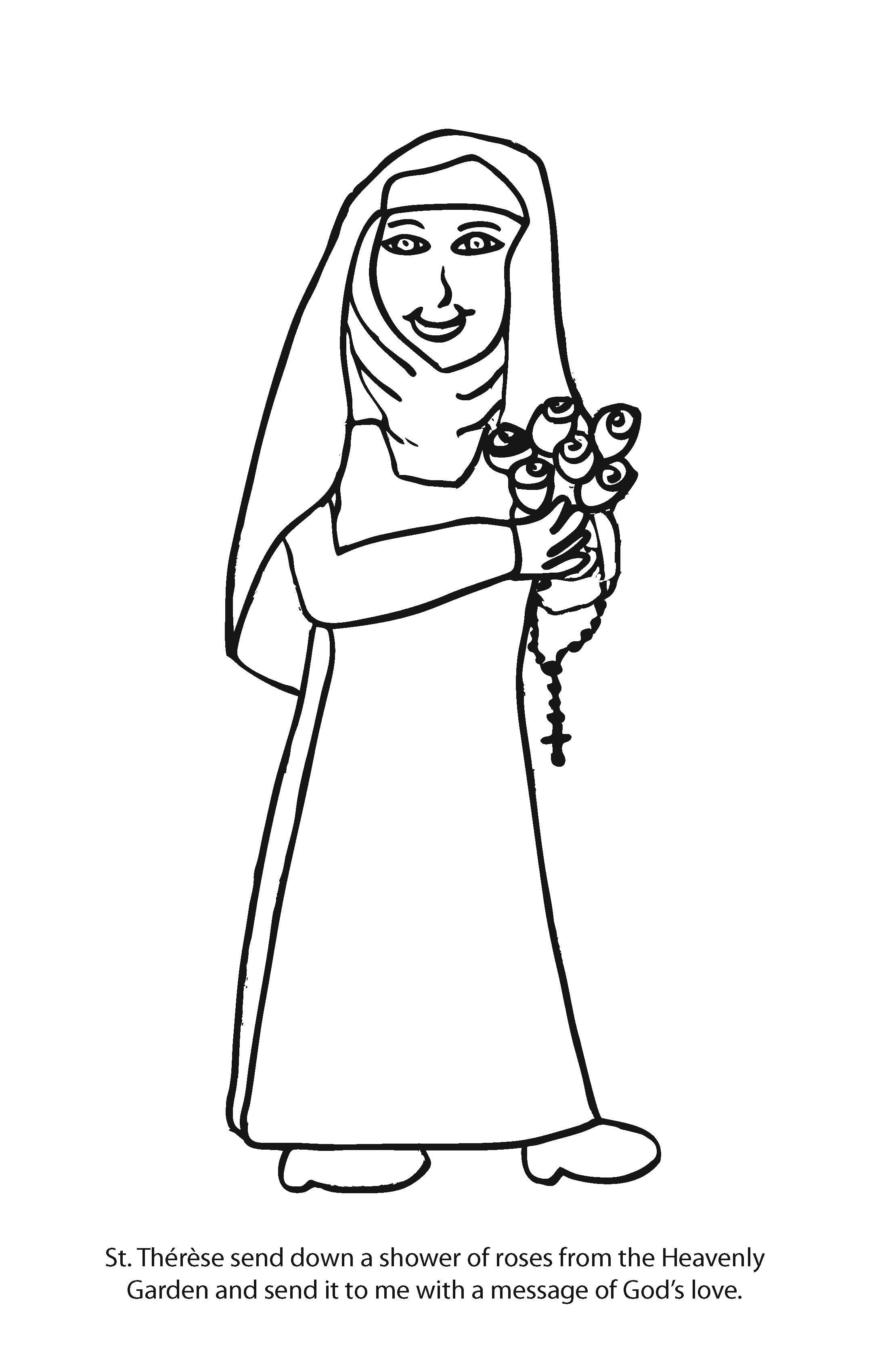 Coloring pages â little ways sacrifice beads coloring pages flag coloring pages st therese