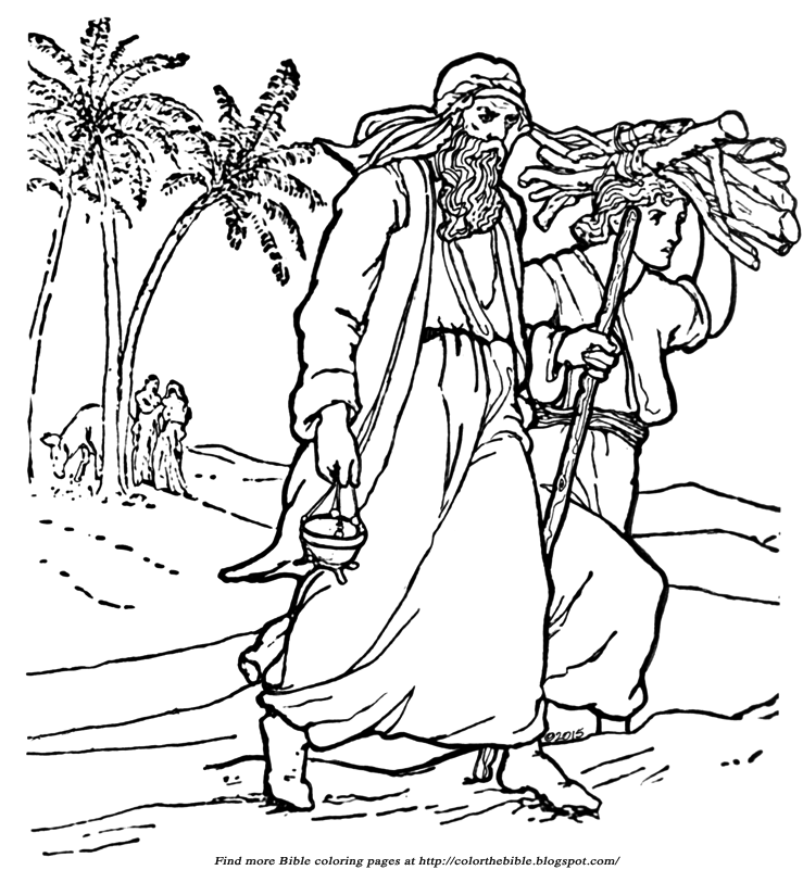 Color the bible god will provide the appropriate sacrifice