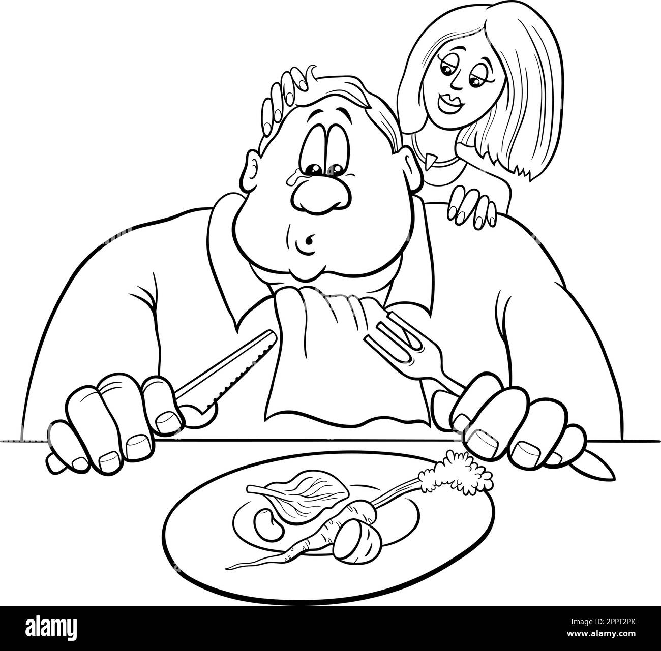 Obesity man sad black and white stock photos images