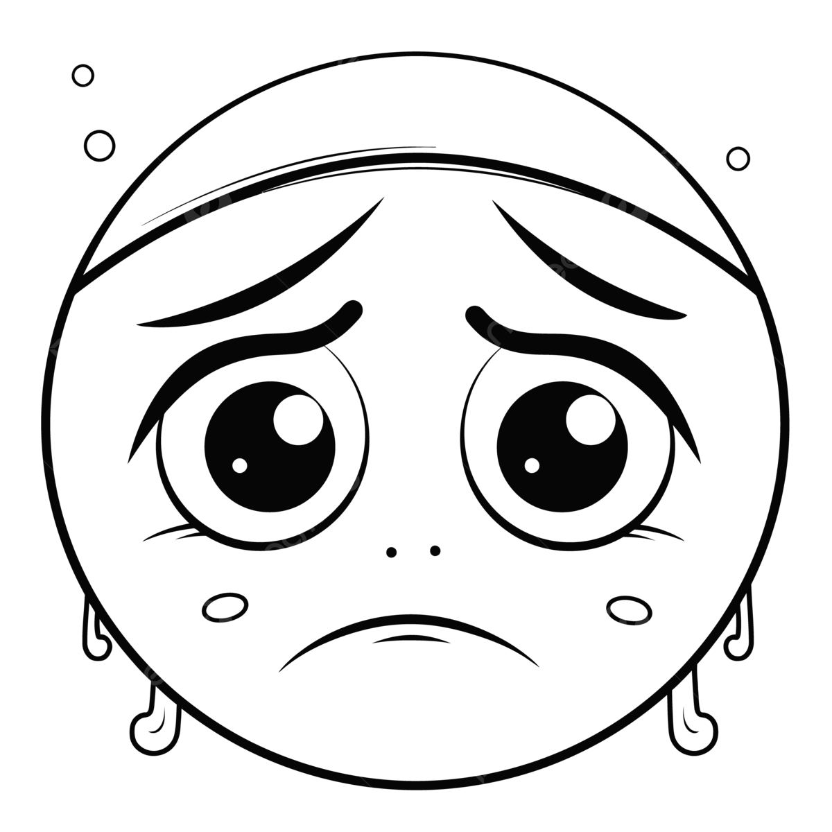 Sad faces coloring page with a sad face outline sketch drawing vector sad face drawing sad face outline sad face sketch png and vector with transparent background for free download