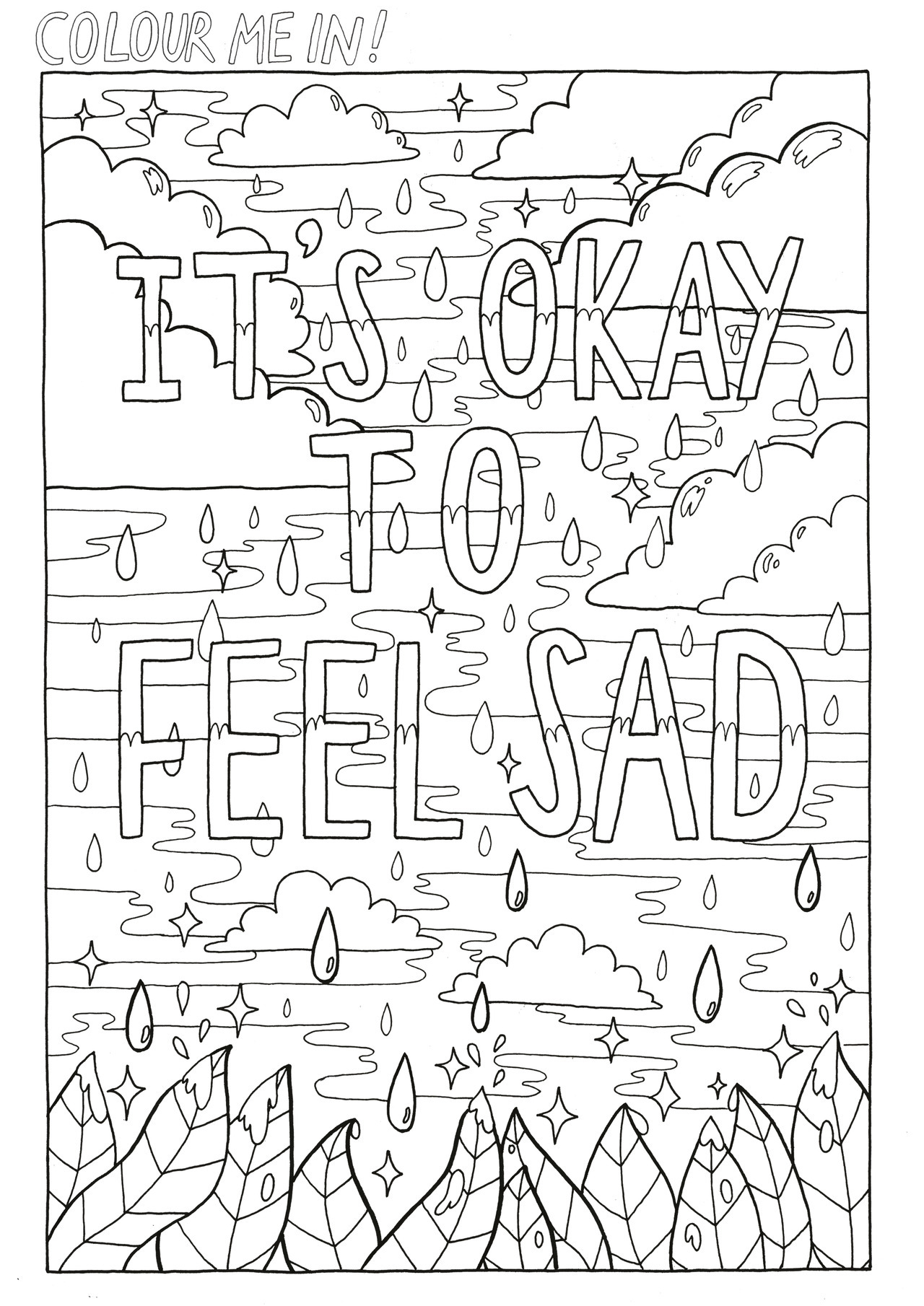 The sad ghost club blog â our colouring books are back in stock hooray