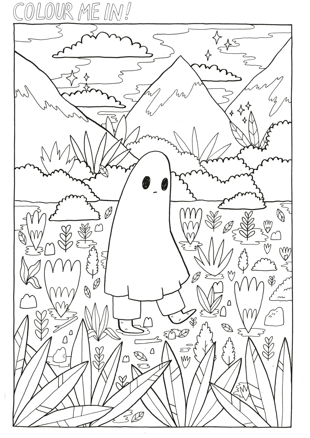 The sad ghost club blog â we are so close to finishing the colouring book