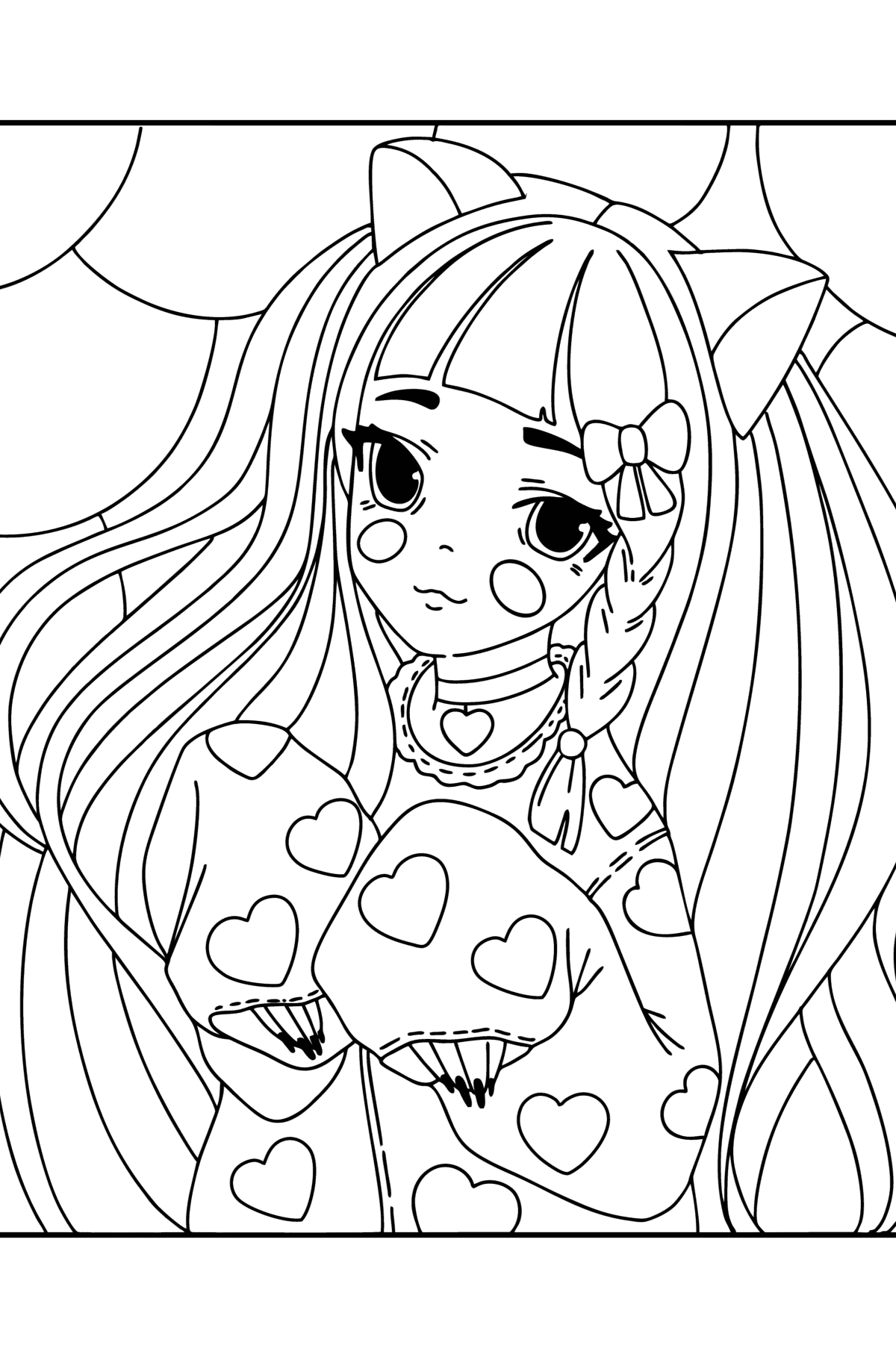 Sad anime girl