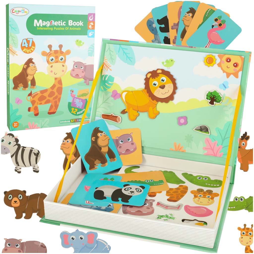 Magnetic puzzle animals safari el