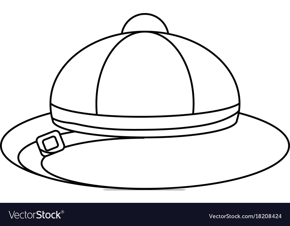 Safari hat icon royalty free vector image