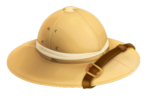 Safari hat coloring page free printable coloring pages