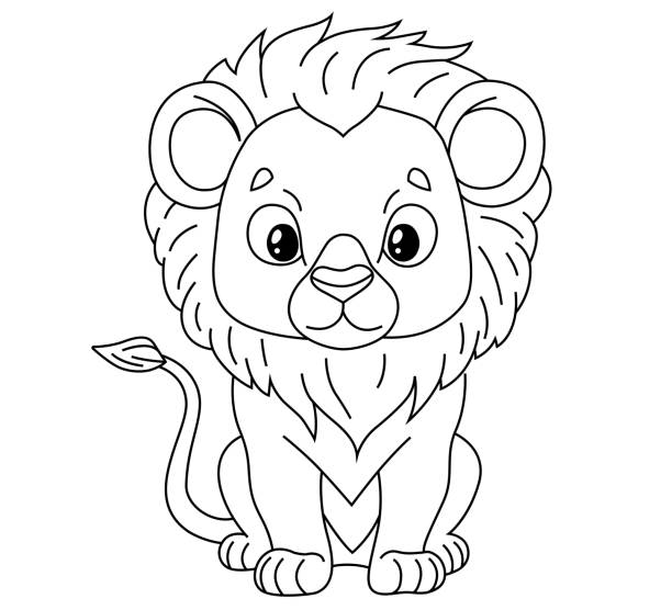 Safari coloring pages stock photos pictures royalty