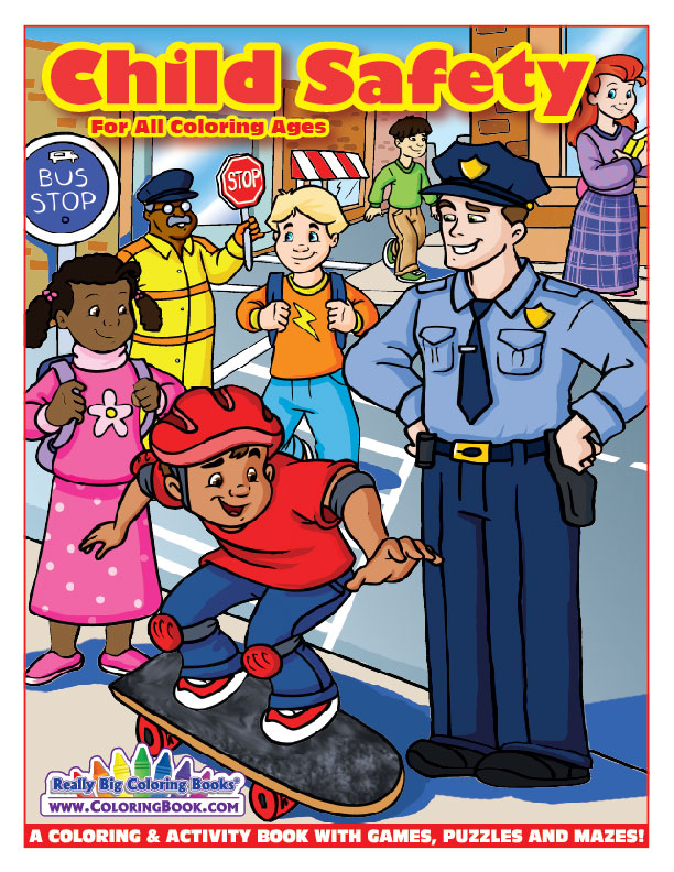 Child safety coloring book
