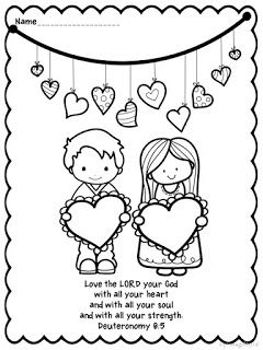 Scripture sailing and a new job heart coloring pages sunday school kids kids christmas coloring pages