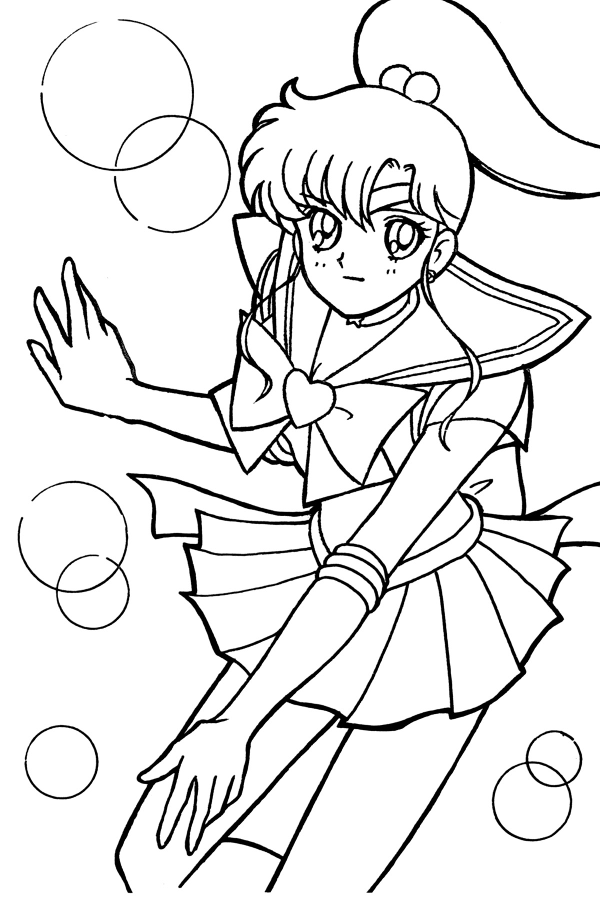 Tsuki matsuri the sailormoon coloring book archive
