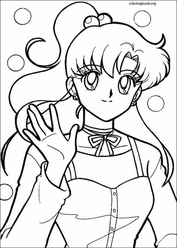 Sailor moon coloring page