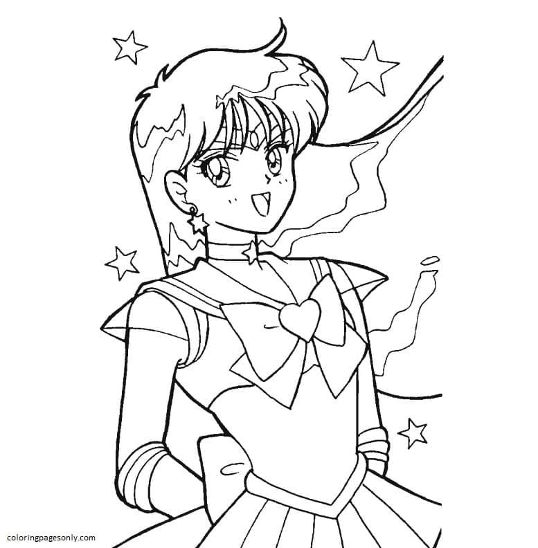 Sailor moon coloring pages printable for free download