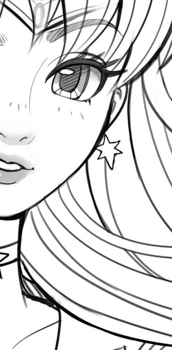 Sailor mars anime printable pdf sailor scouts moon adult coloring page download coloring book