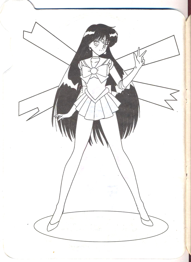 Romanian sailor moon coloring book â miss dream
