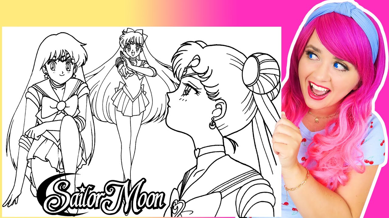 Coloring sailor oon sailor ars sailor venus coloring pages prisacolor ohuhu arkers