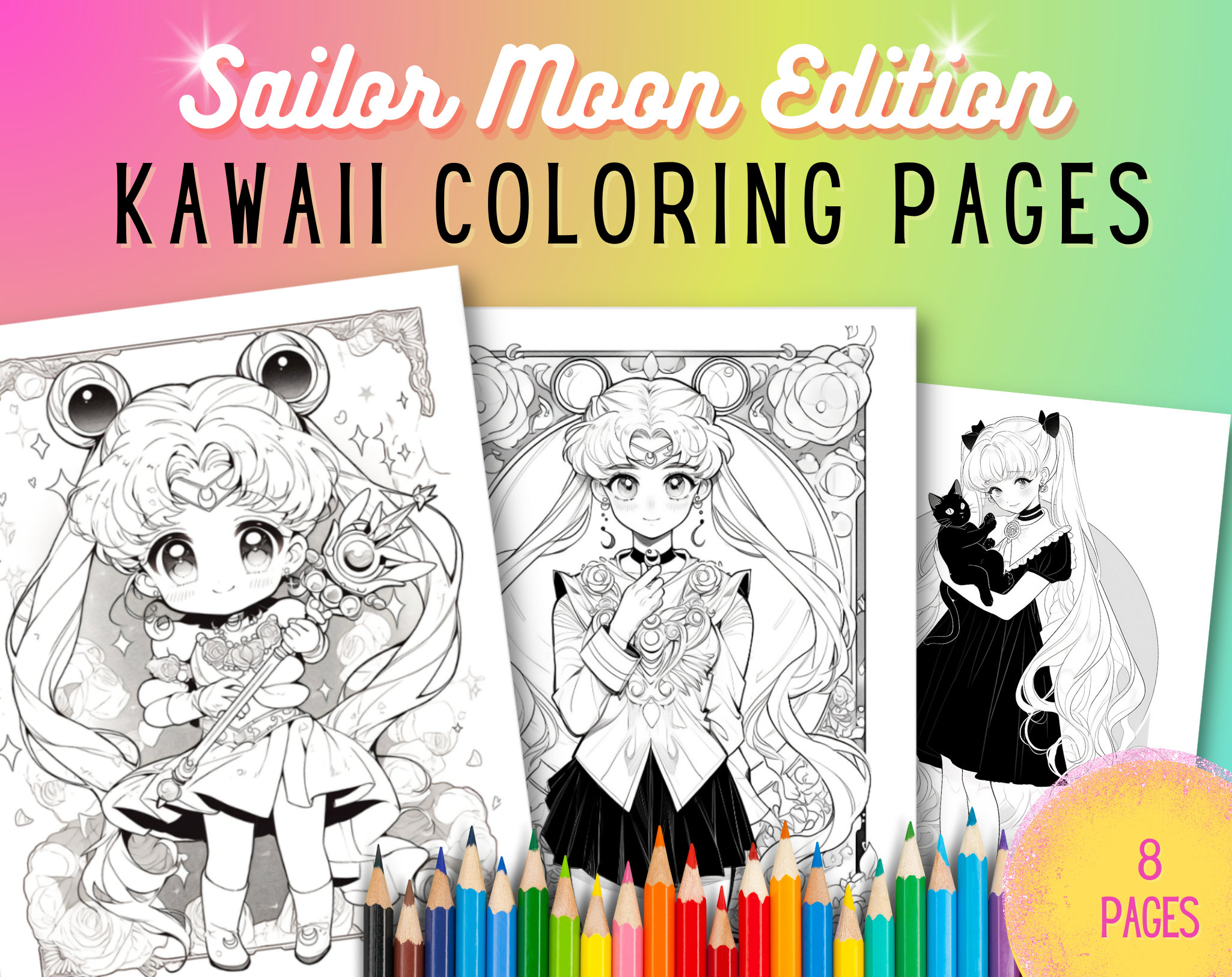 Sailor moon coloring