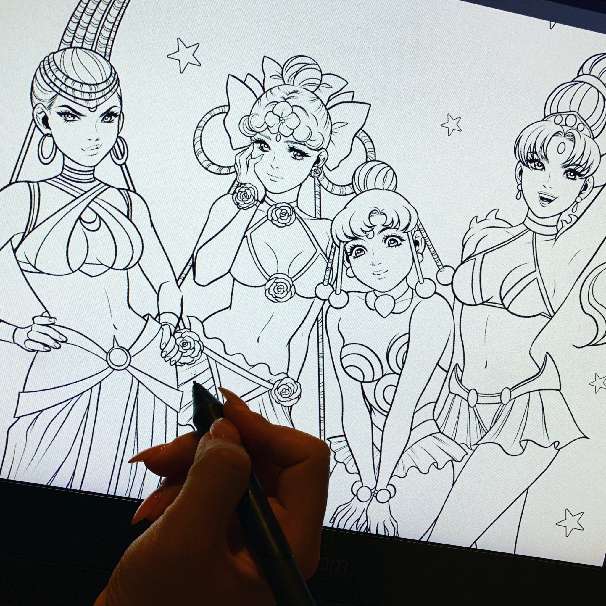 Jen bartel on x amazoness quartet for the sailor moon coloring book ðªðâ httpstcorcqpsqshgg x