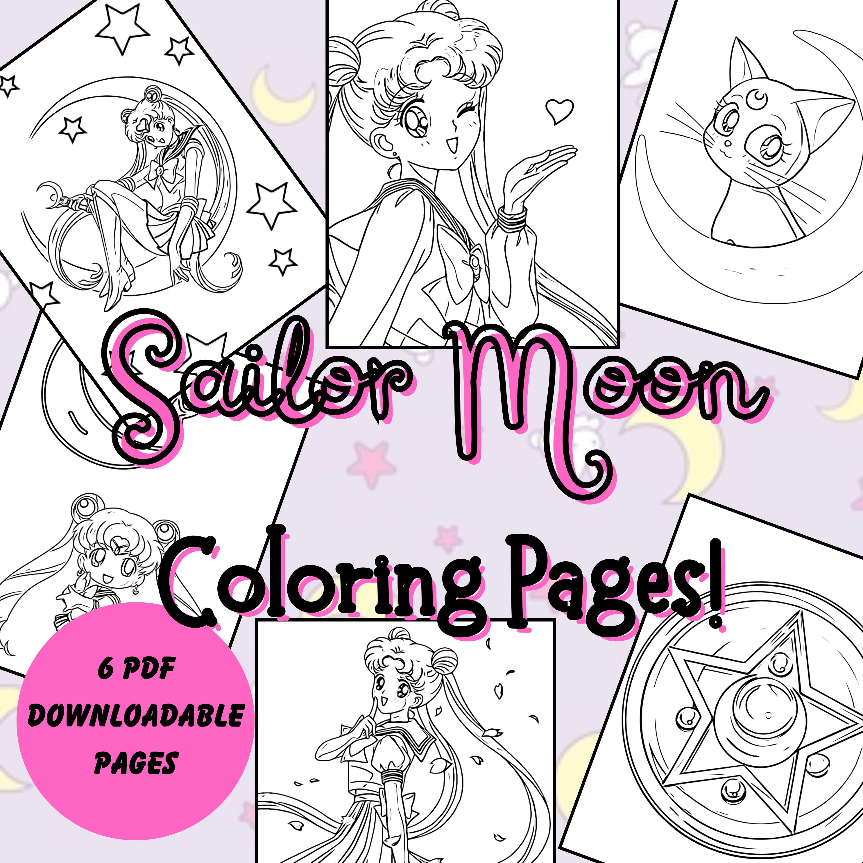 Sailor moon coloring