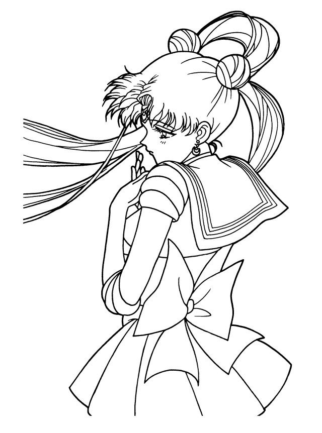 Elegant sailor moon coloring pages for a magical experience