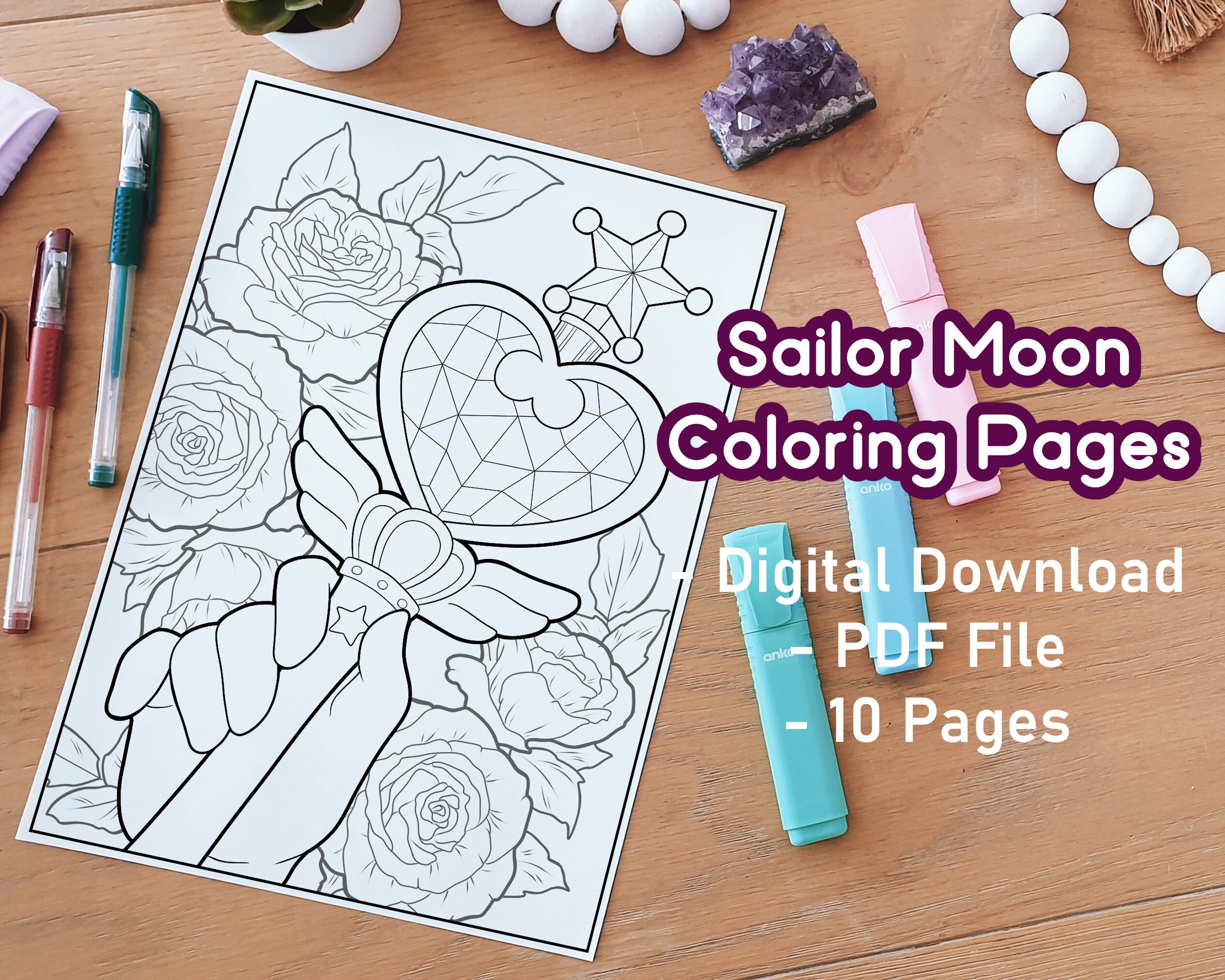 Sailor moon coloring