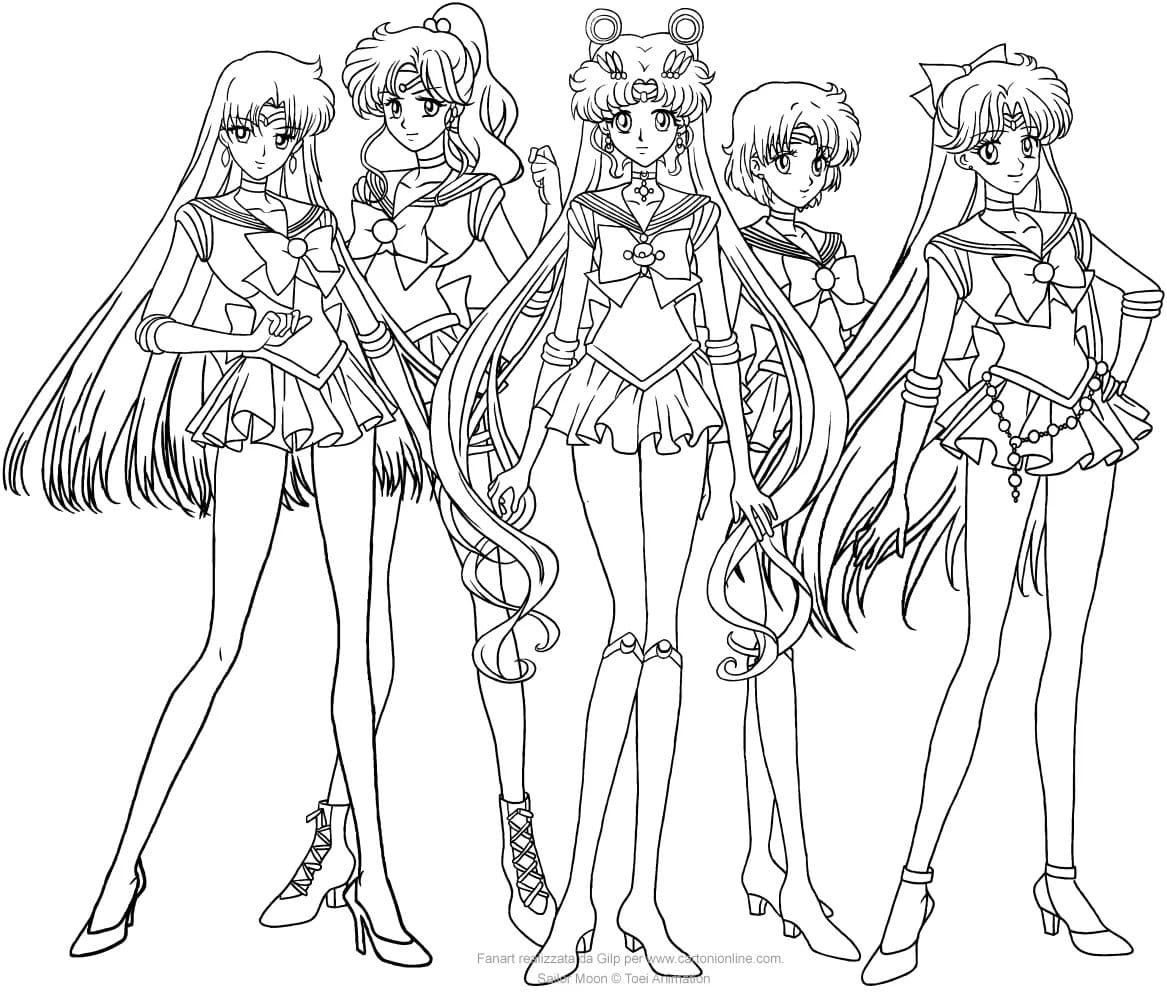 Sailor moon coloring pages free coloring pages