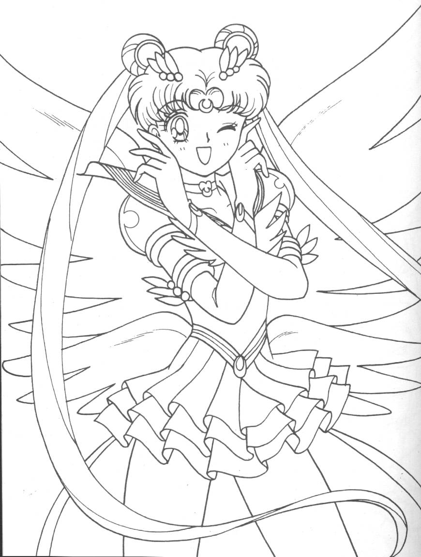 Sailor moon coloring book serial scans