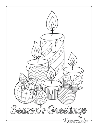 Free christmas coloring pages for kids adults