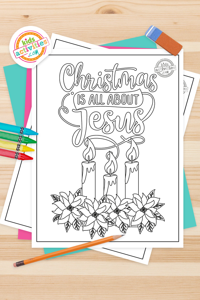 Free printable christian christmas coloring pages kids activities blog