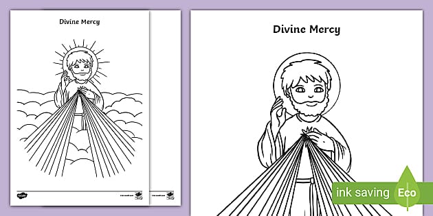 Divine mercy louring sheets teacher made