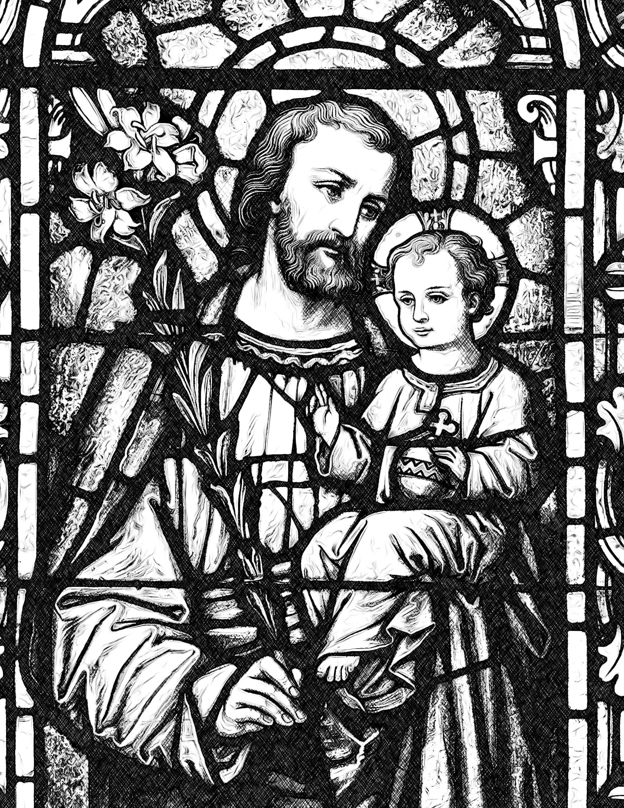 Saint joseph with child jesus