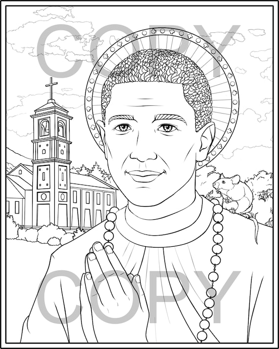 Saint martin de porres coloring pages download now
