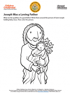 Year of st joseph â free activities for childrenânow in spanish too