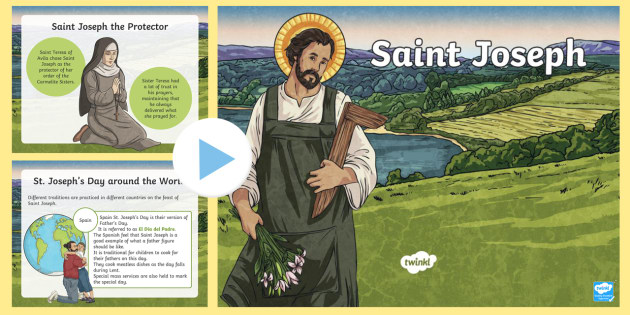 Saint joseph powerpoint teacher made