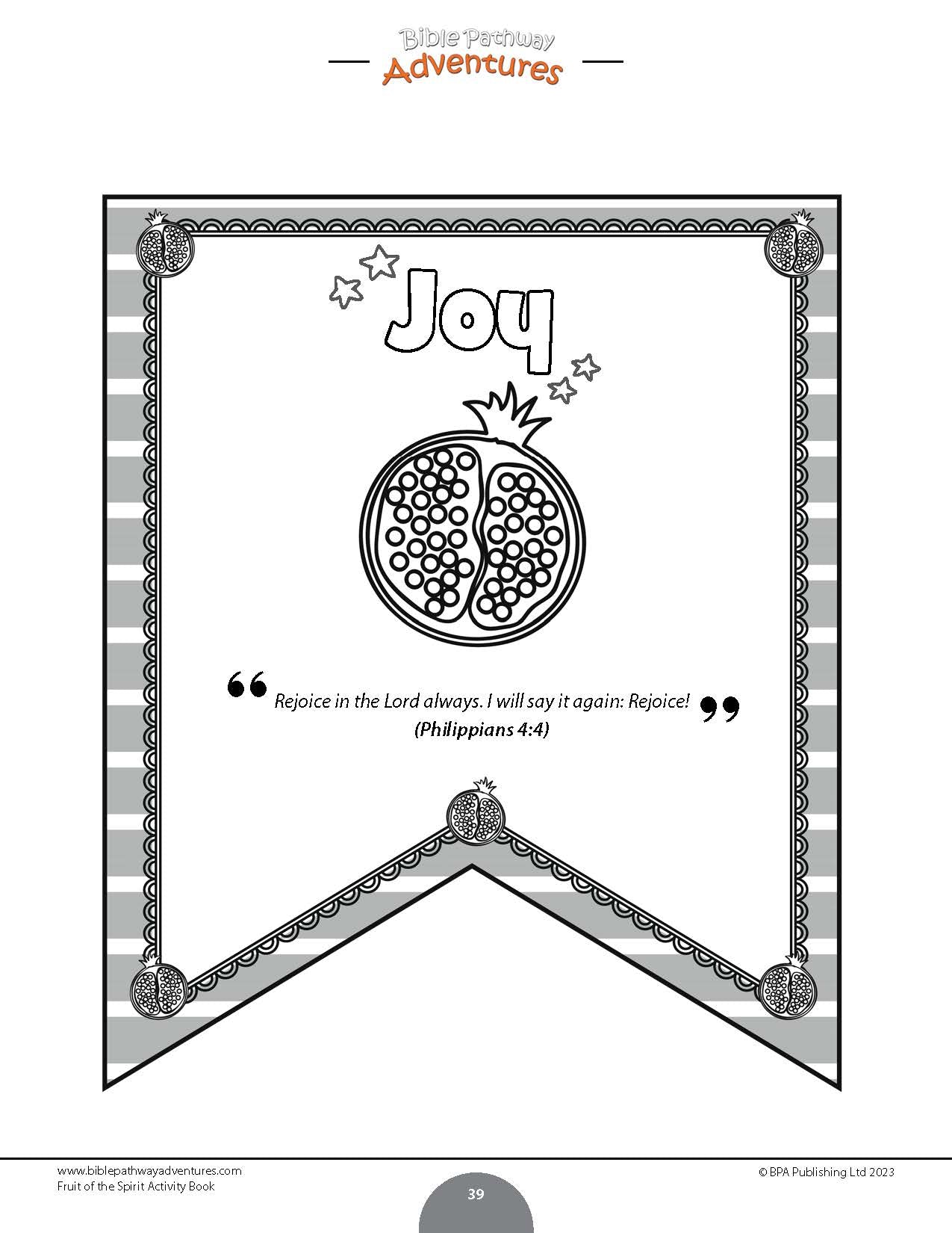 Fruit of the spirit activity book pdf â bible pathway adventures