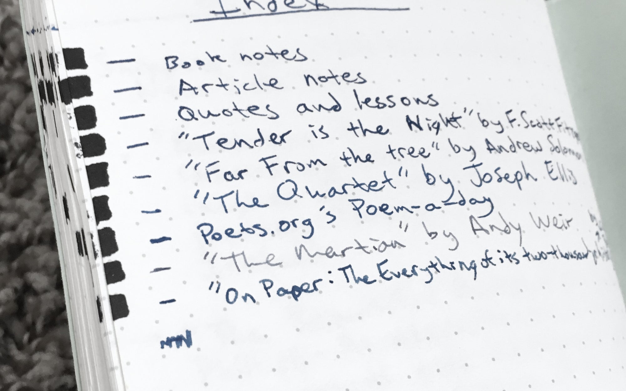 The monplace book as a thinkers journal
