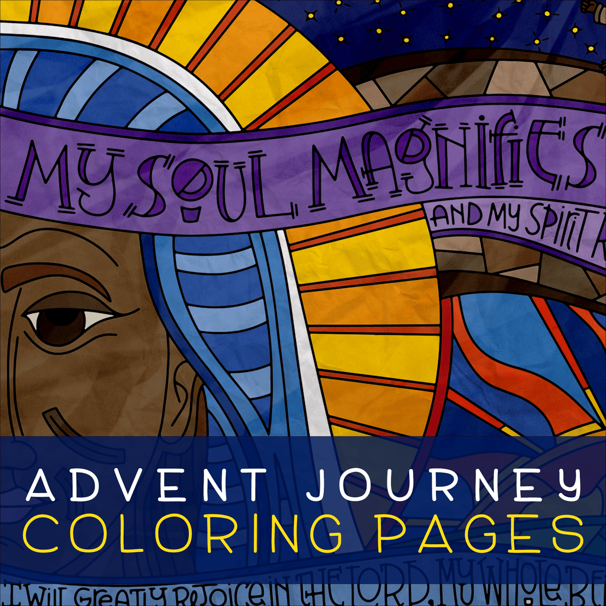 Advent journey coloring pages â illustrated ministry