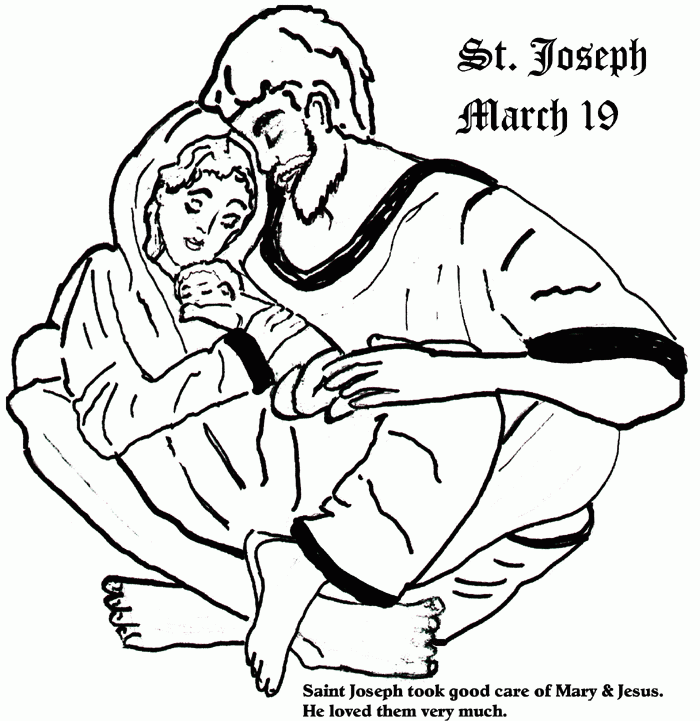 Free st joseph coloring pages download free st joseph coloring pages png images free cliparts on clipart library