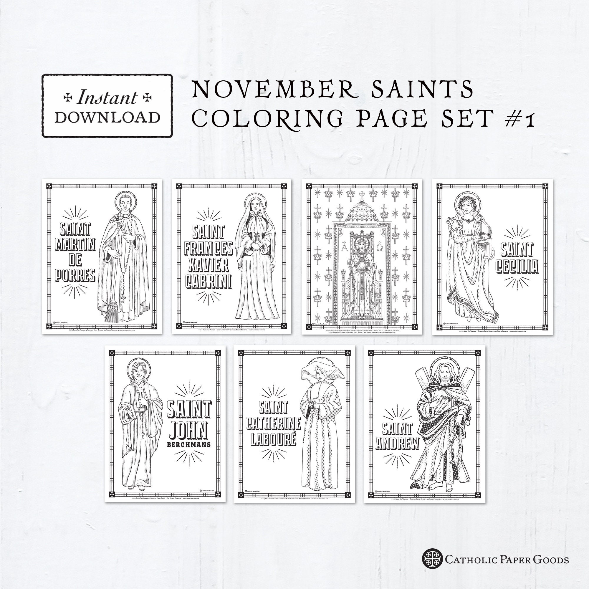 Catholic coloring pages