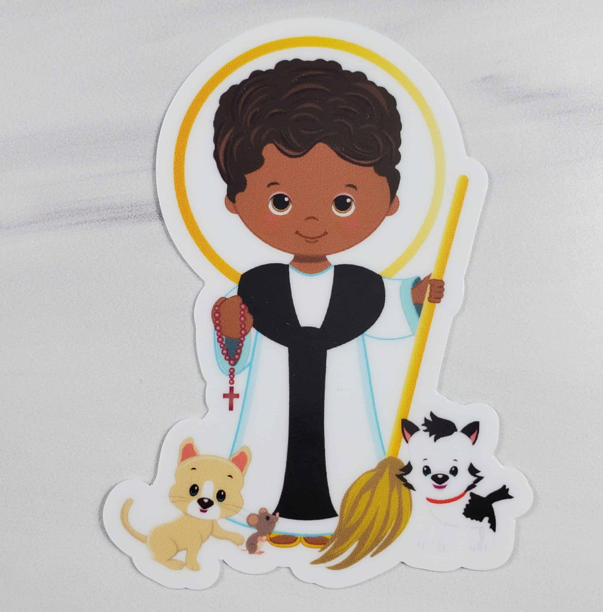 St martin de porres vinyl stickers kidderbug kreations catholic saints