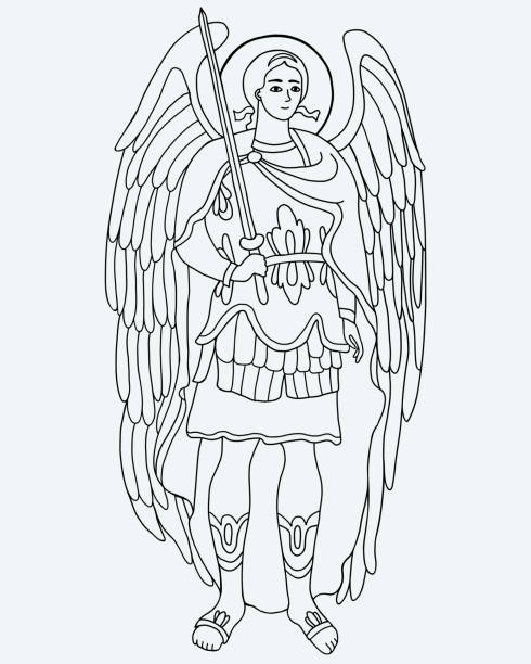 St michael stock illustrations royalty