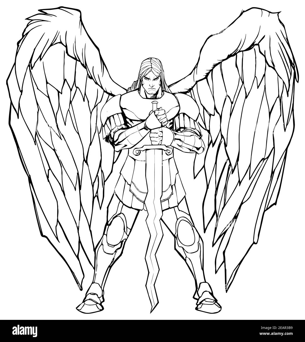 Archangel black and white stock photos images