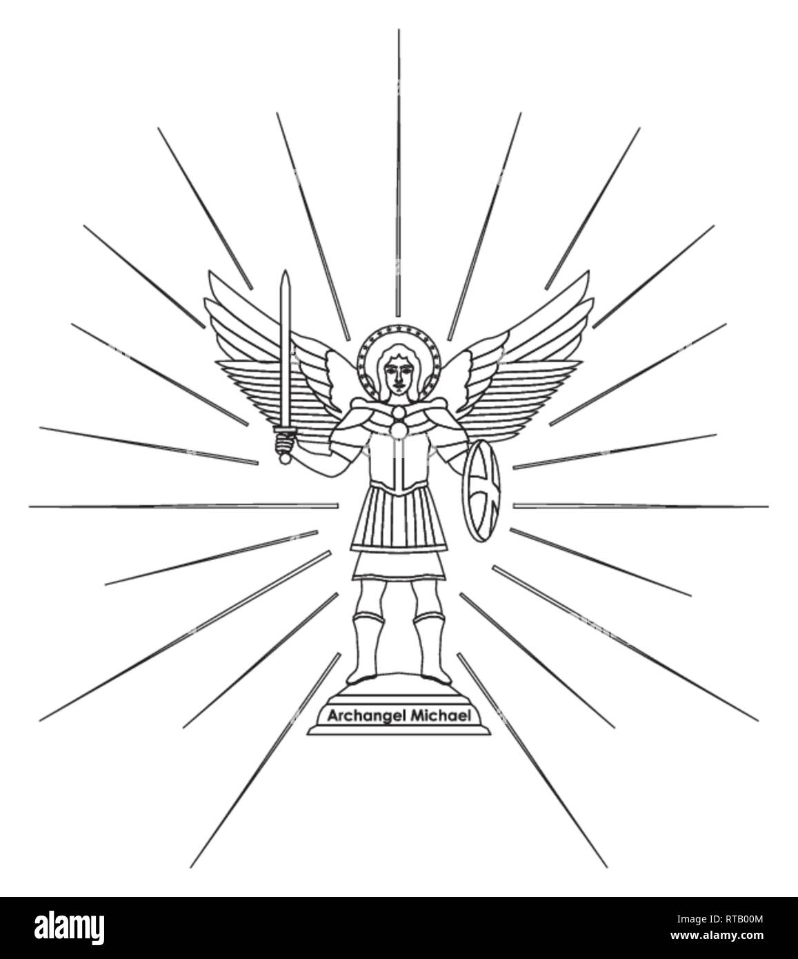 Archangel black and white stock photos images