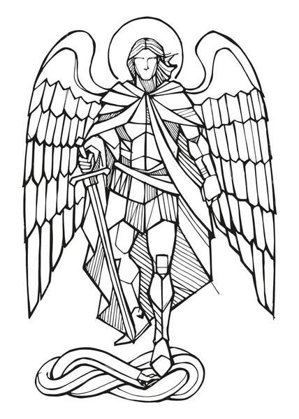 Saint michael vector images