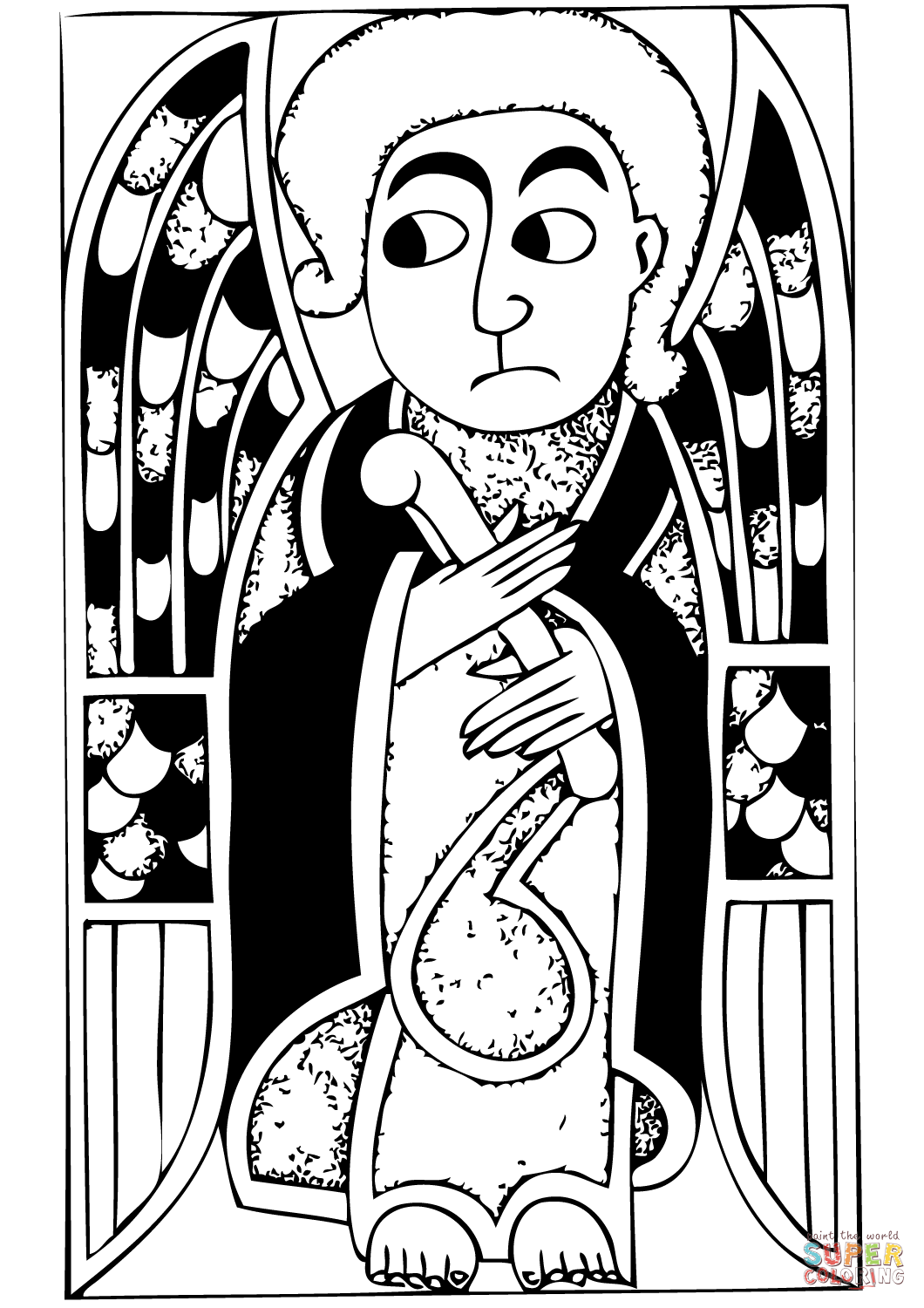 Celtic design coloring page free printable coloring pages