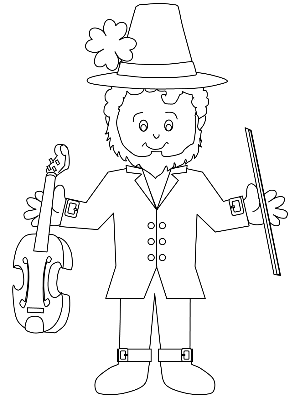 Free st patricks day coloring pages